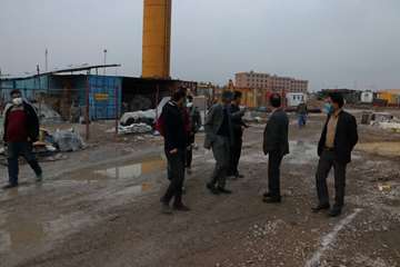 بازدید رئیس دانشگاه علوم پزشکی استان سمنان از پروژه دردست احداث مرکز سوختگی دانشگاه  